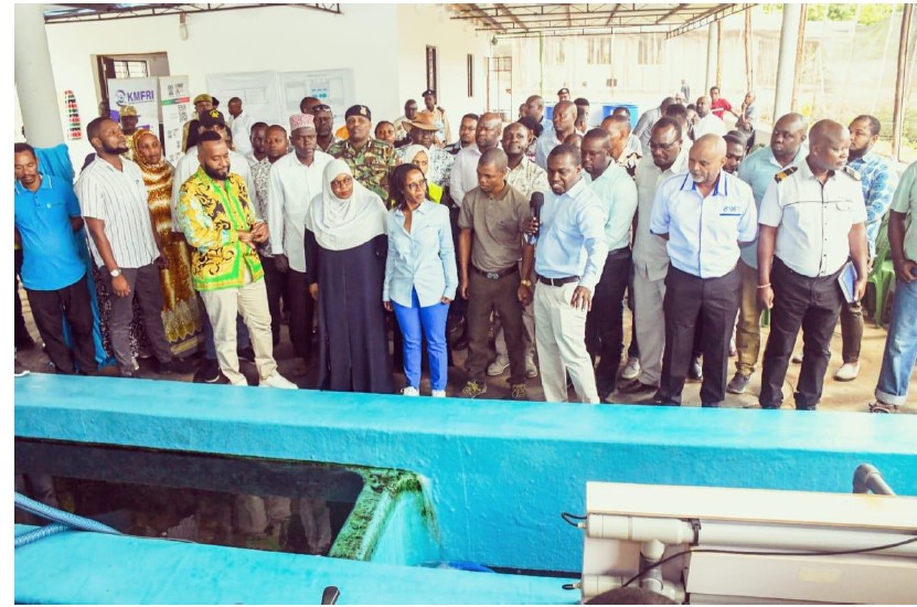 Installation of Marine Hatchery Photo